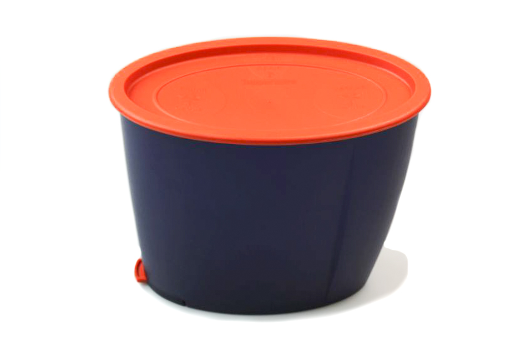 Behälter 1,6 L dunkelblau orange