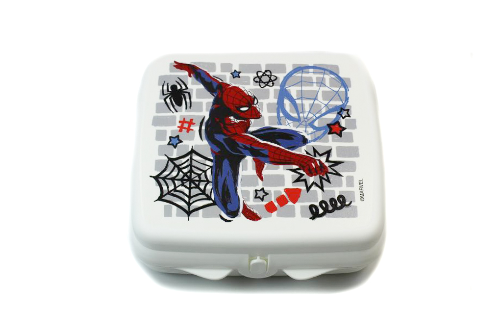 Sandwich-Box weiß Marvel Spiderman