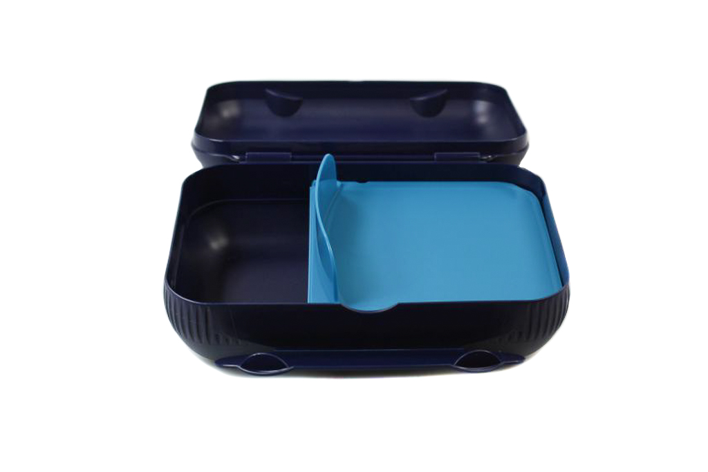 Lunchbox dunkelblau türkis